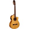 GUITARRA FLAMENCA José Gómez F80-EQ con previo JOYO con cutaway. Incluye funda 10mm