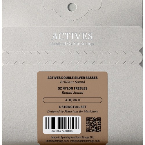 Knobloch Actives QZ Nylon 600 ADQ Juego de Cuerdas Guitarra 