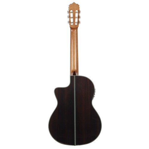 Guitarra Flamenca José Gómez F80RS-CEQ  amplificada en Palosanto. Incluye funda de 10mm