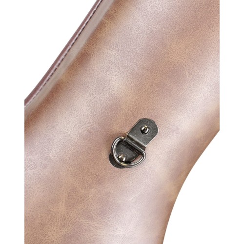 Estuche Foam Rígido Piel Marrón Vintage PRK