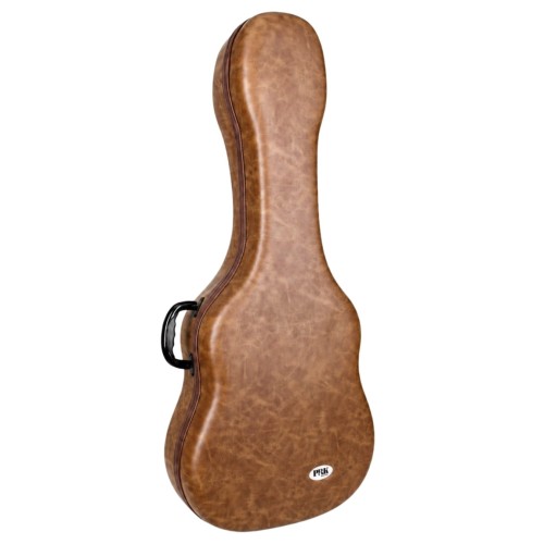 Estuche Foam Rígido Piel Marrón Vintage PRK