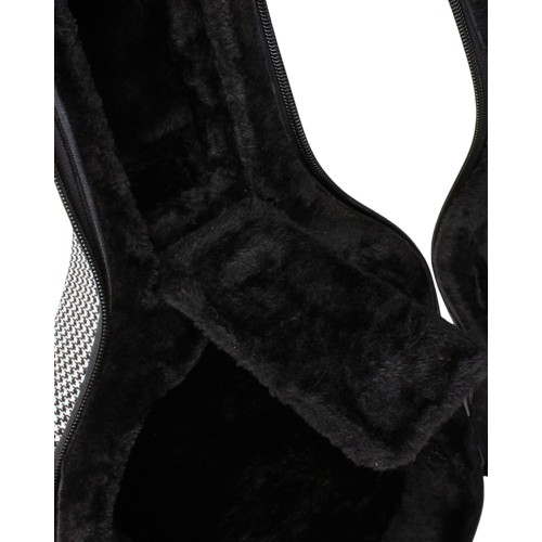 Estuche Foam Rígido Blanco y Negro PRK