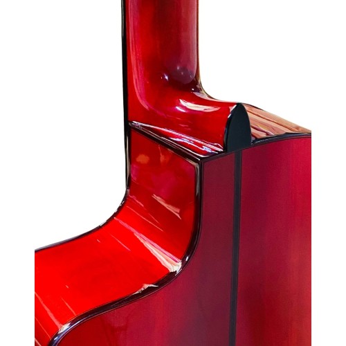Guitarra Flamenca PRK Serie Plata Cut Roja EQ S1 Pro Max (F2ª R Cut Pino)
