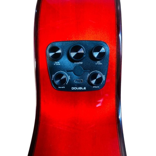 Guitarra Flamenca PRK Serie Plata Cut Roja EQ S1 Pro Max (F2ª R Cut Pino)