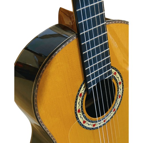 Guitarra Flamenca Antonio de Toledo ATF-17 Z de Ziricote. Tapa Torrefactada