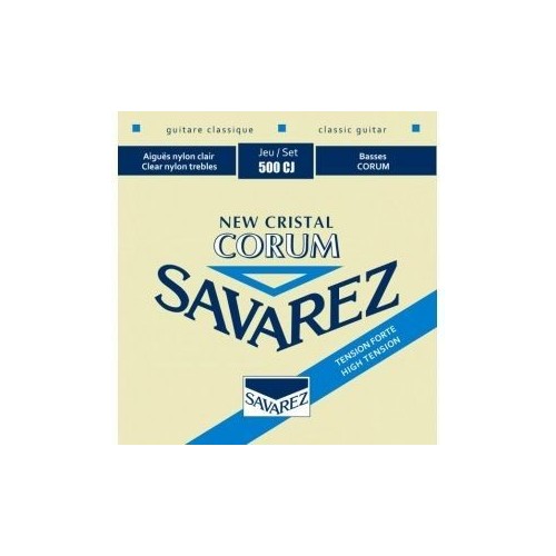 Juego de Cuerdas para Guitarra Savarez 500CJ New Cristal Corum. Tensión