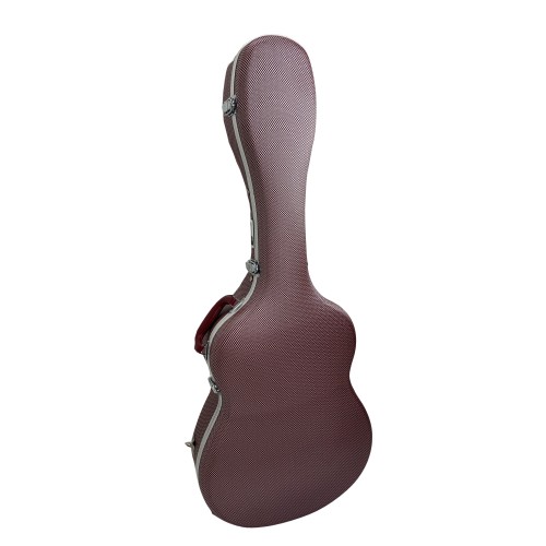 Estuche Guitarra ABS Rapsody Rojo para Guitarra Clásica y Flamenca