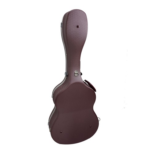 Estuche Guitarra ABS Rapsody Rojo para Guitarra Clásica y Flamenca