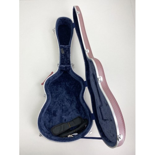 Estuche Guitarra ABS Rapsody Rojo para Guitarra Clásica y Flamenca