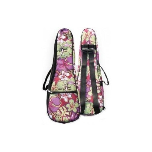 Funda Ukelele Soprano Woodi WUC-21PF Floral Verde