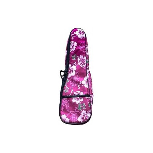 Funda Ukelele Soprano Woodi WUC-21-NW01 Floral Rosa