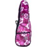 Funda Ukelele Soprano Woodi WUC-21-NW01 Floral Rosa