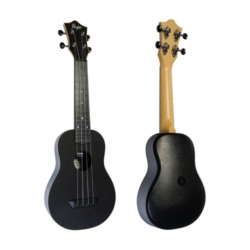 Ukelele Soprano Flight ABS TUS-35BK Travel Negro