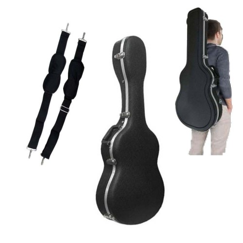 Estuche Cibeles C230.015N Abs Negro Mate Guitarra Clásica y Flamenca