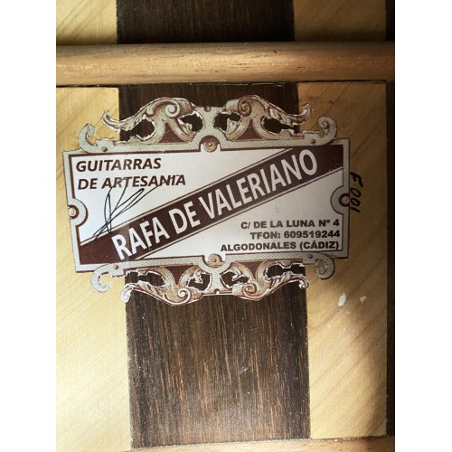 ▷ Guitarra Flamenca Rafa de Valeriano de Palosanto de Río