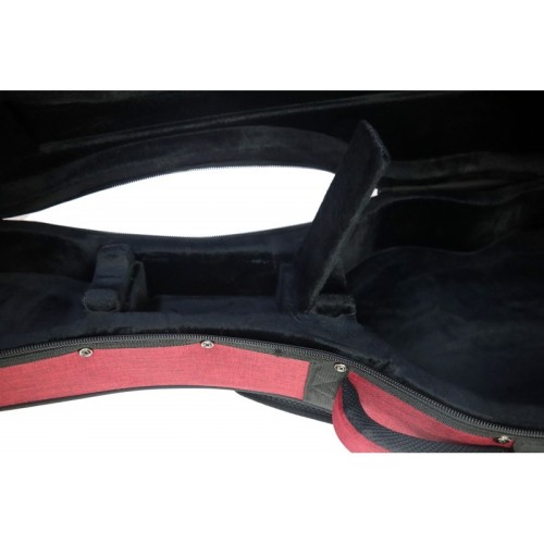 Estuche foam Cibeles Rojo para Guitarra Clásica Y Flamenca
