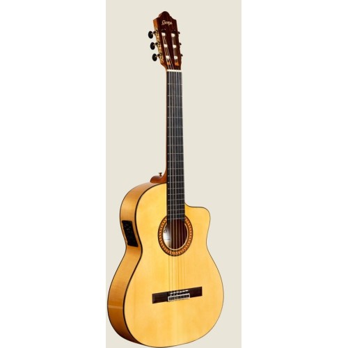 Guitarra Flamenca Electroacústica Camps CUT-500S-CL-BL