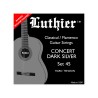 Luthier Concert Dark Silver Set 45. Juego de Cuerdas Guitarra.