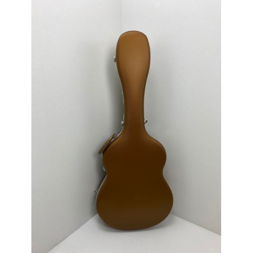 Estuche Guitarra Clásica y Flamenca de ABS Rapsody Dorado Mate