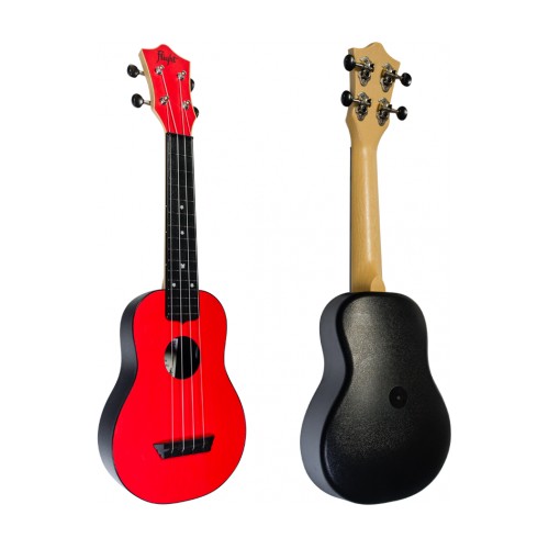 Ukelele Soprano Flight ABS TUS-35RD Travel Rojo