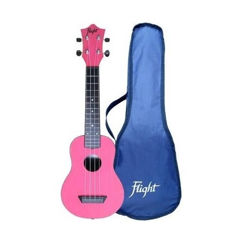 Ukelele Soprano Flight ABS TUS-35PK Travel Rosa