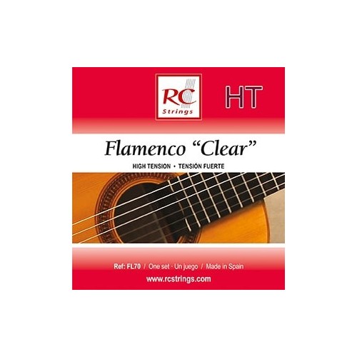 Royal Classics FL70 Flamenco Clear Tensión Fuerte Juego de Cuerdas para