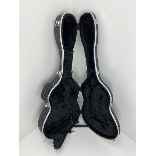 Estuche Guitarra ABS Rapsody Negro y Rayas