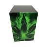 ▷ Cajón Flamenco imagen Hoja de Marihuana
