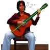 Soporte Ergonómico Guitarra Gitano Efel Fribra