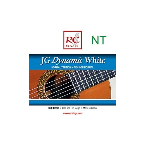 Royal Classics DW90 Dynamic White Tensión Media Juego de Cuerdas para