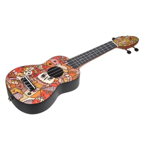 Ukelele soprano K2-VP modelo Voodoo Puppet