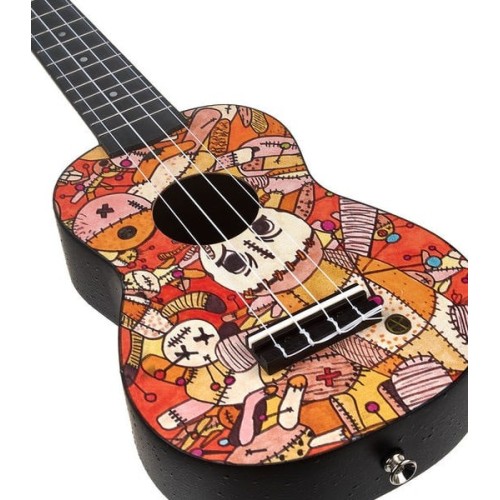 Ukelele soprano K2-VP modelo Voodoo Puppet