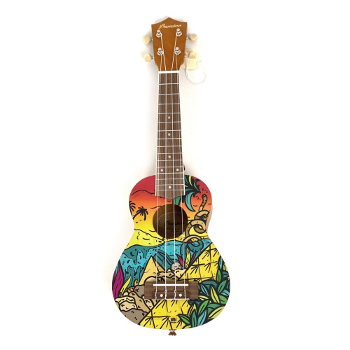 Ukelele de soprano Bamboo Hot Caribe B1E-HC