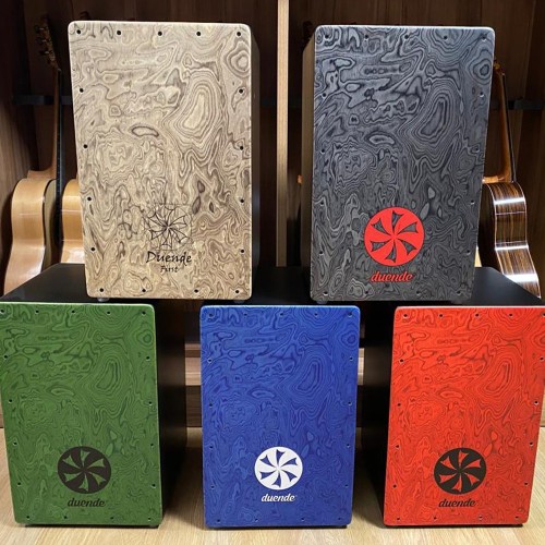 Cajón Flamenco Duende First Raiz de Roble Azul
