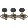 Clavijero Luthier Brass Palomilla Negra