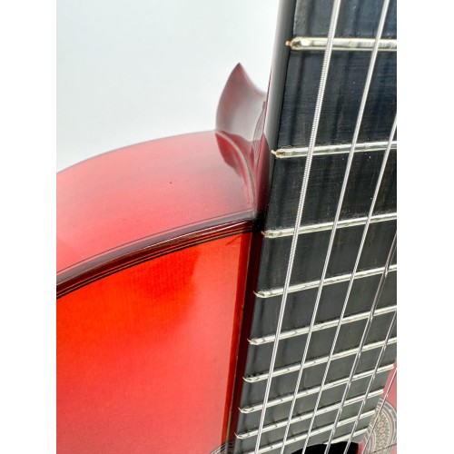 Guitarra Flamenca Hermanos Sanchis Solea Ciprés Roja con tapa de pino
