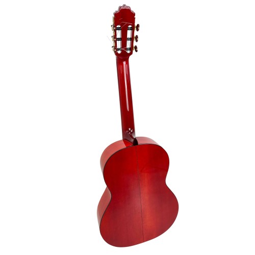 Guitarra Flamenca Hermanos Sanchis Solea Ciprés Roja con tapa de pino