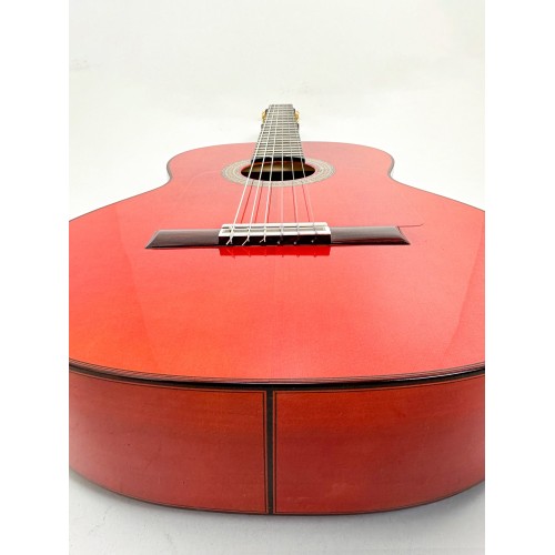 Guitarra Flamenca Hermanos Sanchis Solea Ciprés Roja con tapa de pino