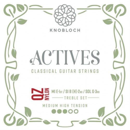 Juego de Primas Knobloch 400 AQZ Nylon QZ. Tensión Media/Fuerte