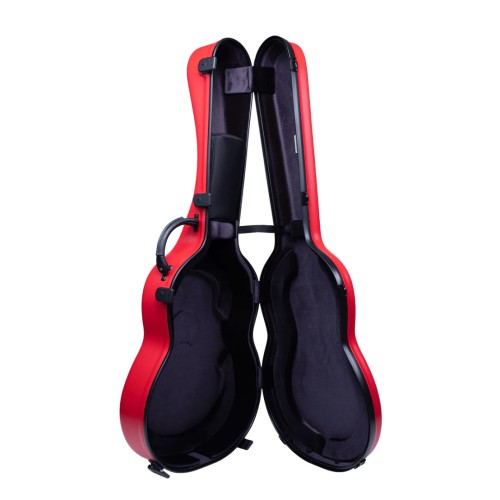 Estuche Guitarra Bam Classic Rojo 8002SRG para Guitarra Clásica y Flamenca