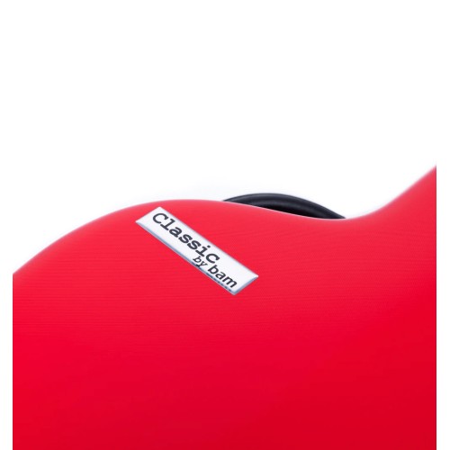 Estuche Guitarra Bam Classic Rojo 8002SRG para Guitarra Clásica y Flamenca