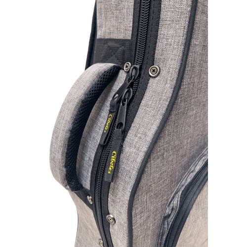 Estuche Foam Cibeles Gris Jaspeado para guitarra clásica y falmenca