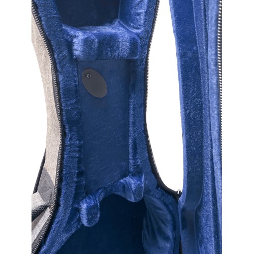 Estuche Foam Cibeles Gris Jaspeado para guitarra clásica y falmenca