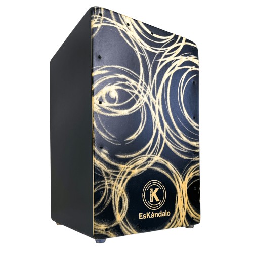 Cajón Flamenco EsKándalo Konfusión Negro