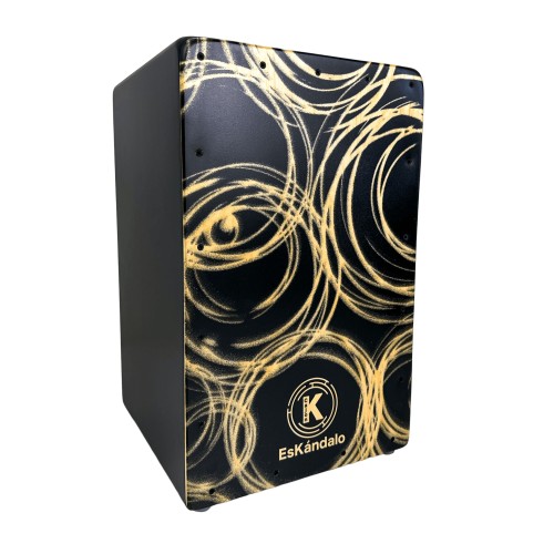 Cajón Flamenco EsKándalo Konfusión Negro