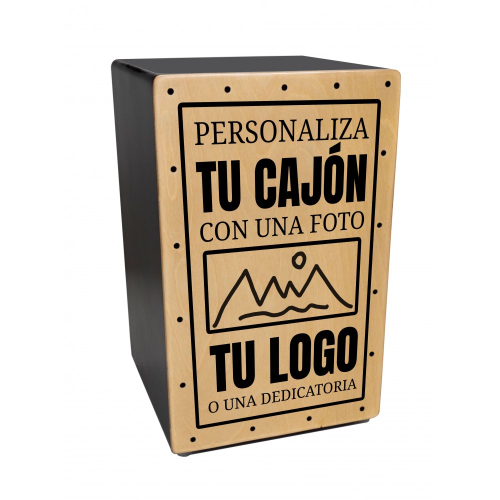 Cajón flamenco personalizado con tu foto