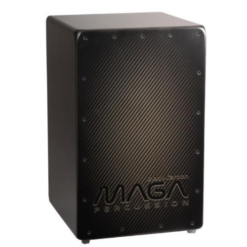 CAJON MAGA PERCUSSION TAPA DE FIBRA DE CARBONO NEGRA