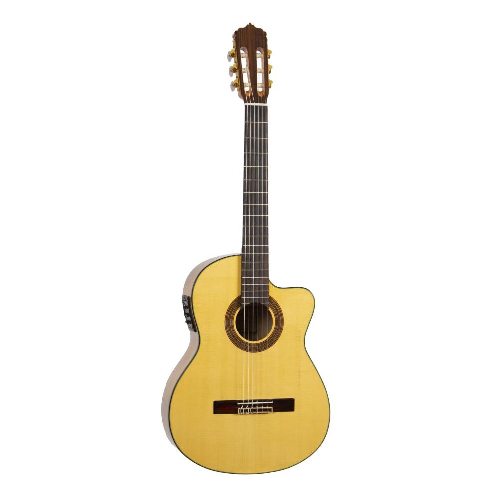 F80-EQ - GUITARRA FLAMENCA AMPLIFICADA CUTAWAY JOS