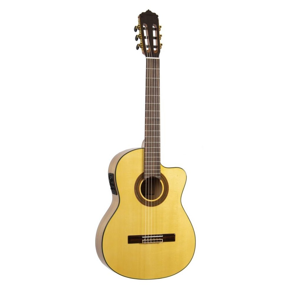 F90-EQ - GUITARRA FLAMENCA AMPLIFICADA  CUTAWAY JO