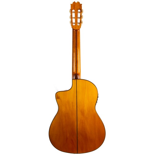 ATF-17BE CUT - GUITARRA FLAMENCA ANTONIO DE TOLEDO EN CIPRES CUTAWAY FISHMAN TAPA DE PINO ABETO. Incluye funda 20mm